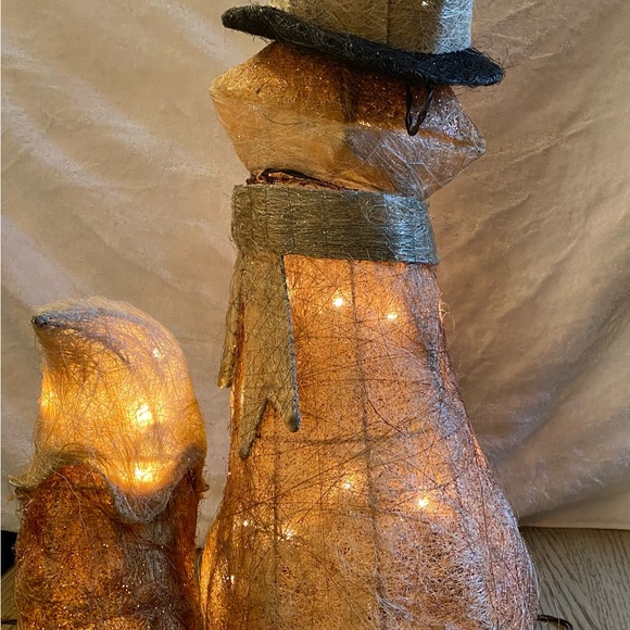 RARE Wondershop Target Lit Sisal Fox 24.5” Tall Indoor/Outdoor - Picture 9 of 12